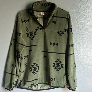 LIV outdoor lightweight fleece Aztec shirt / jacket